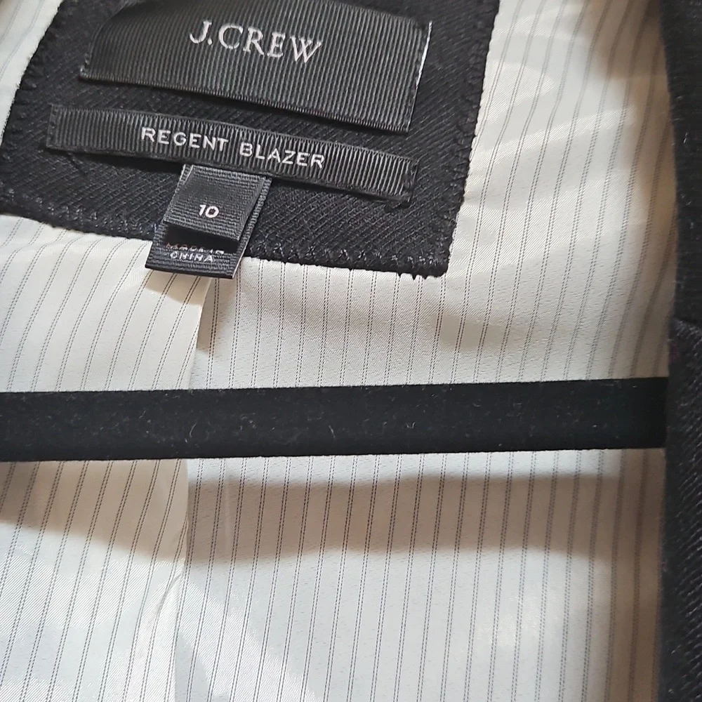 J. Crew Women's Regent Black Blazer - Picture 3 of 6